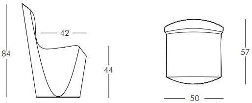 SLIDE Светящийся стул из полиэтилена Ed sun-id-1504403 - Вид №7