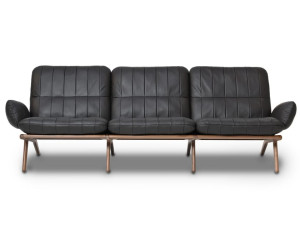 3-местный кожаный диван