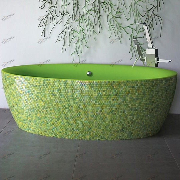 Ванна отдельностоящая Dip Mosaic Aquamass Stone One