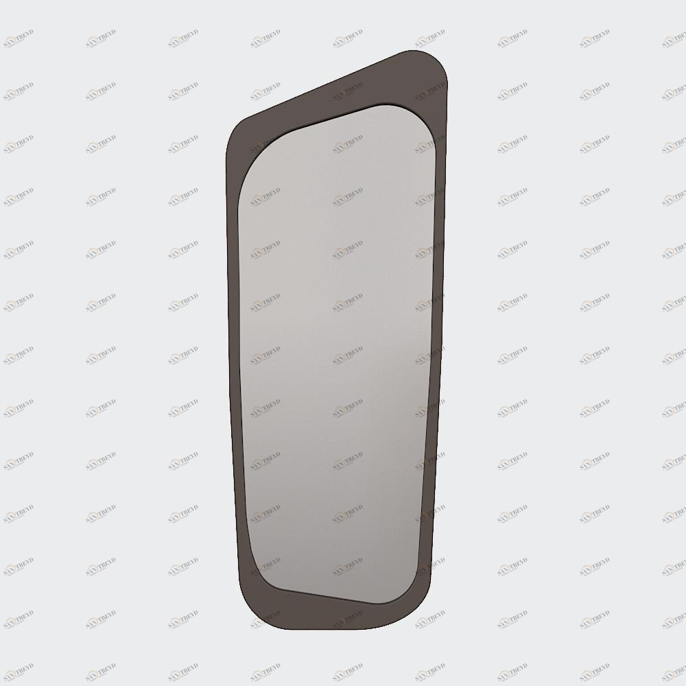 Зеркало настенное большое коричневое Woodi WOODI ДИЗАЙНЕРСКИЕ 00-3966328 Бежевый;коричневый 