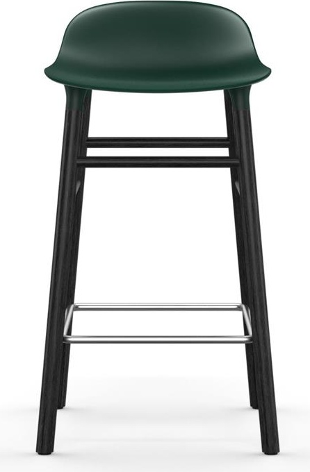 603216 Барный стул 65 см, черный, зеленый, Normann Copenhagen Form - Вид №1