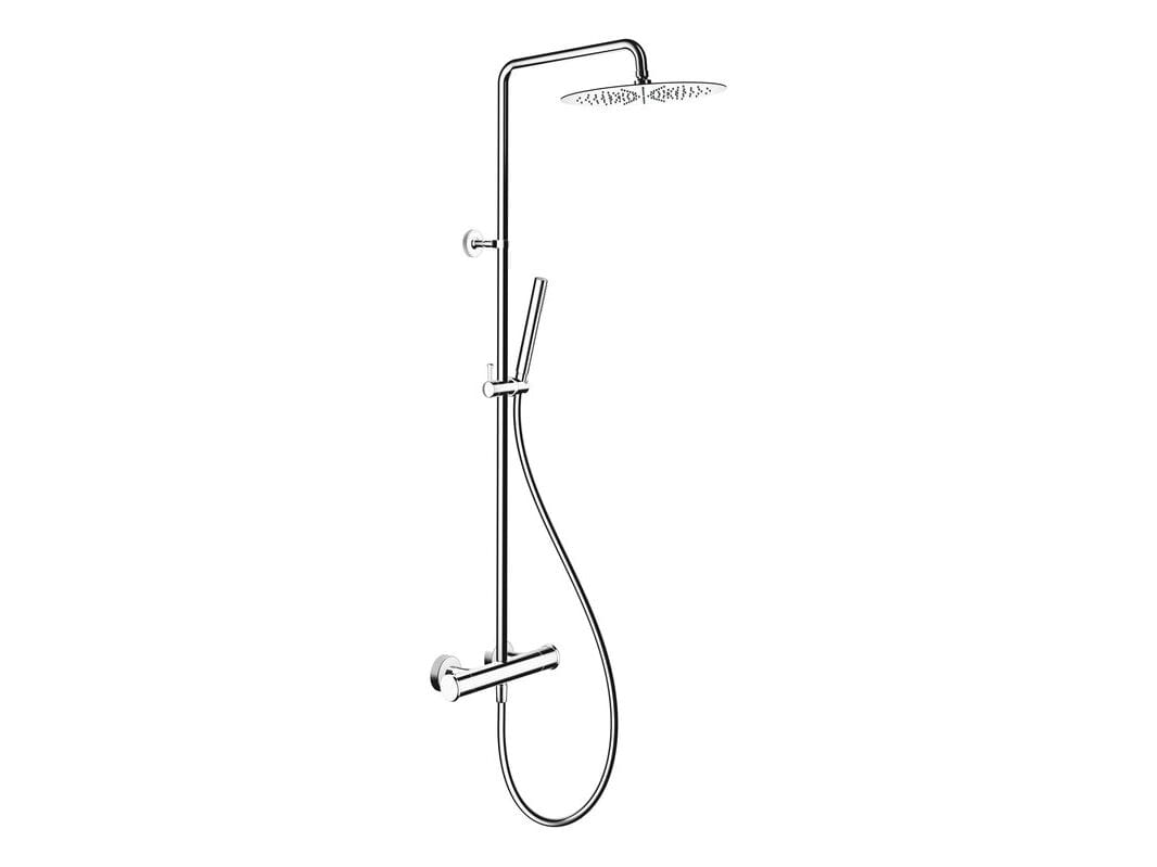 Настенная термостатическая душевая колонна с переключателем CRISTINA Rubinetterie Маяк ARCH-00101273