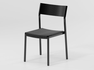 Алюминиевый стул с веревочным сиденьем