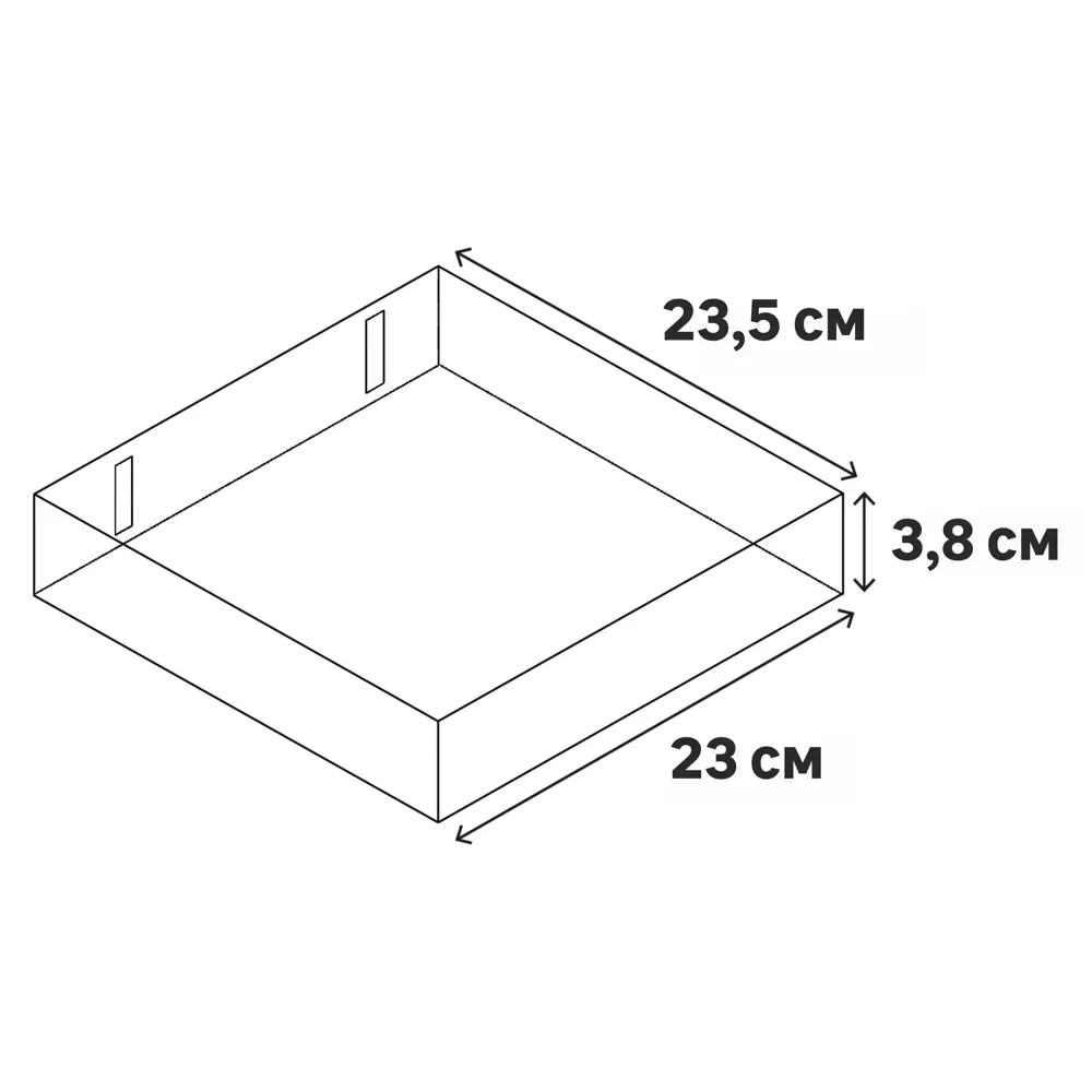 Полка настенная Spaceo White Marble 23x23.5 см МДФ цвет белый мрамор 82877520 STLM-2037786  - Вид №9