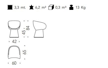 Кресло с подлокотниками MOROSO Армада ARCH-00100894 - Вид №8