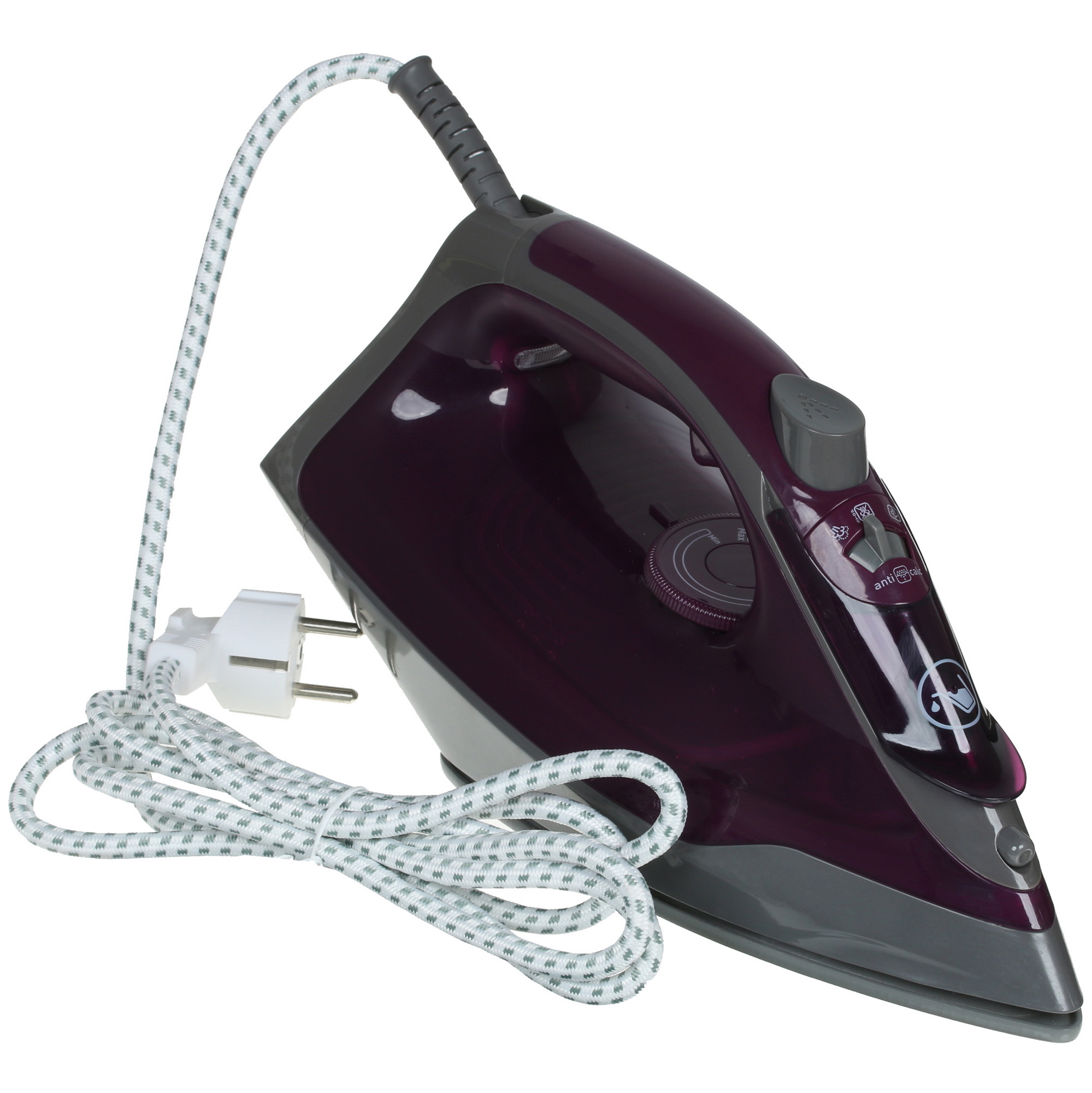 5352861 Утюг Tefal Express Steam FV2847E0 фиолетовый STDN-0005332 - Вид №5