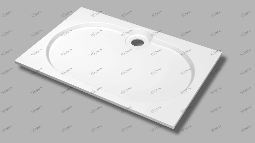 Поддон для душа CEZARES TRAY-S-AH-120/80-56-W из искусственного мрамора 