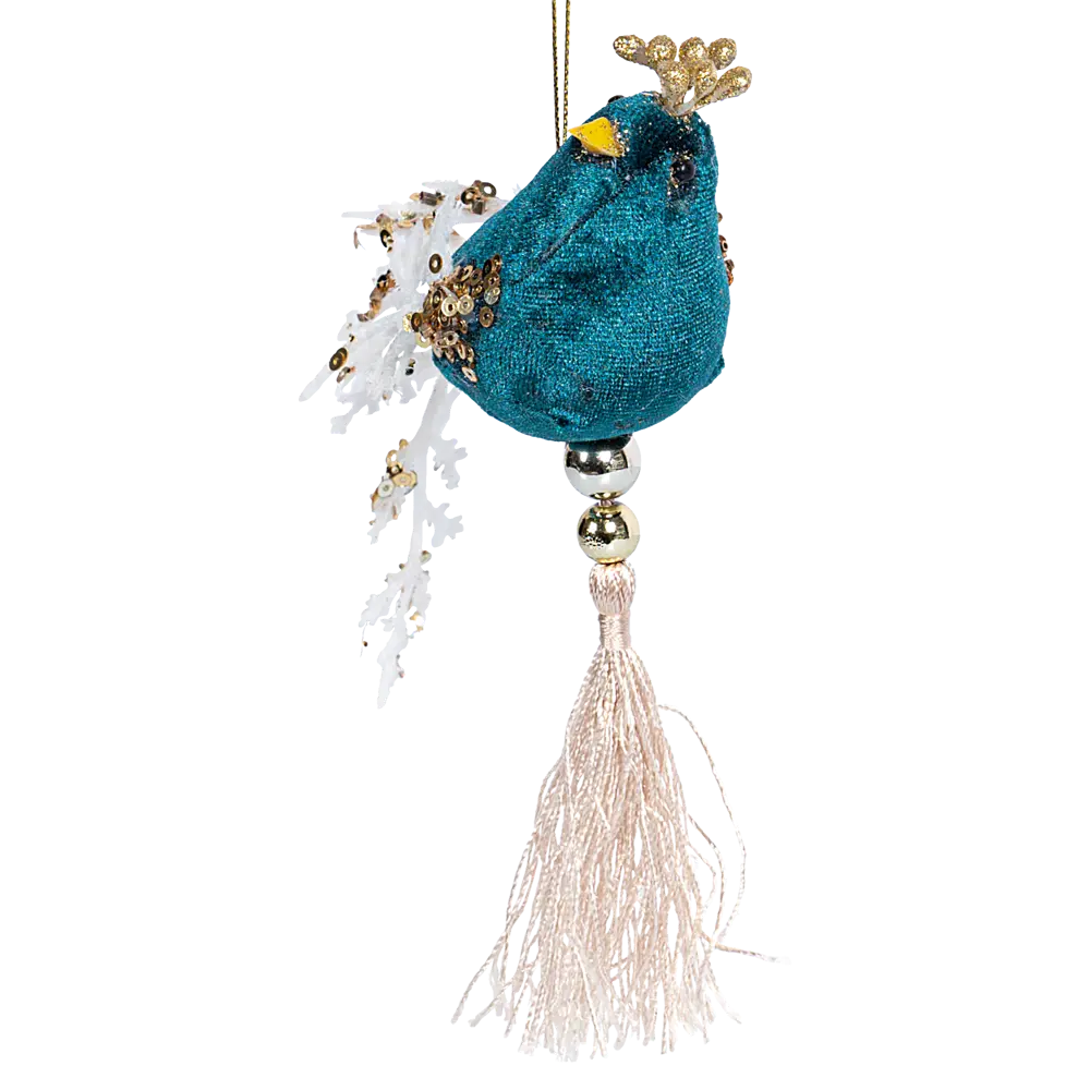 89368982 Украшение декоративное подвесное Птичка 16x16 см зеленый STLM-1420254 Santreyd  - Вид №1