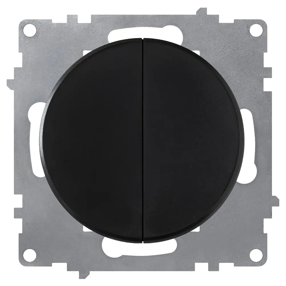 82127016 Выключатель встраиваемый Onekey Florence 2 клавиши, цвет чёрный STLM-0019901 ONEKEYELECTRO