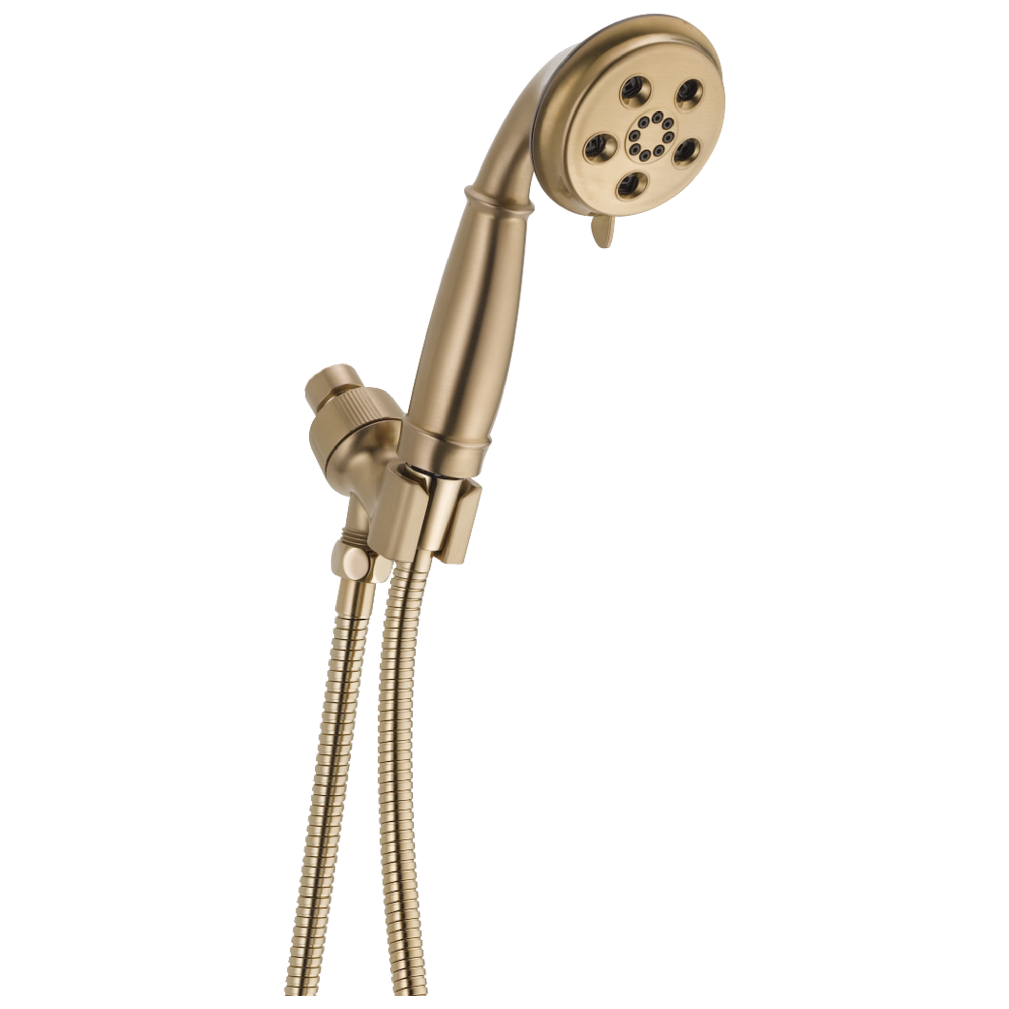 54433-CZ-PK H2Okinetic® Ручной душ с креплением для душа с 3 настройками Delta Faucet Universal Showering Шампанское бронза 