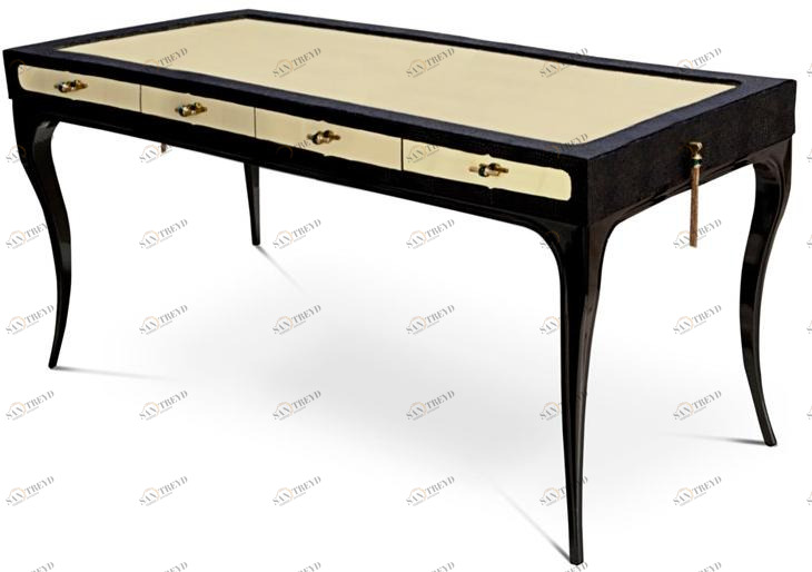 KOKET Кожаный стол с ящиками Exotica sun-id-1398838