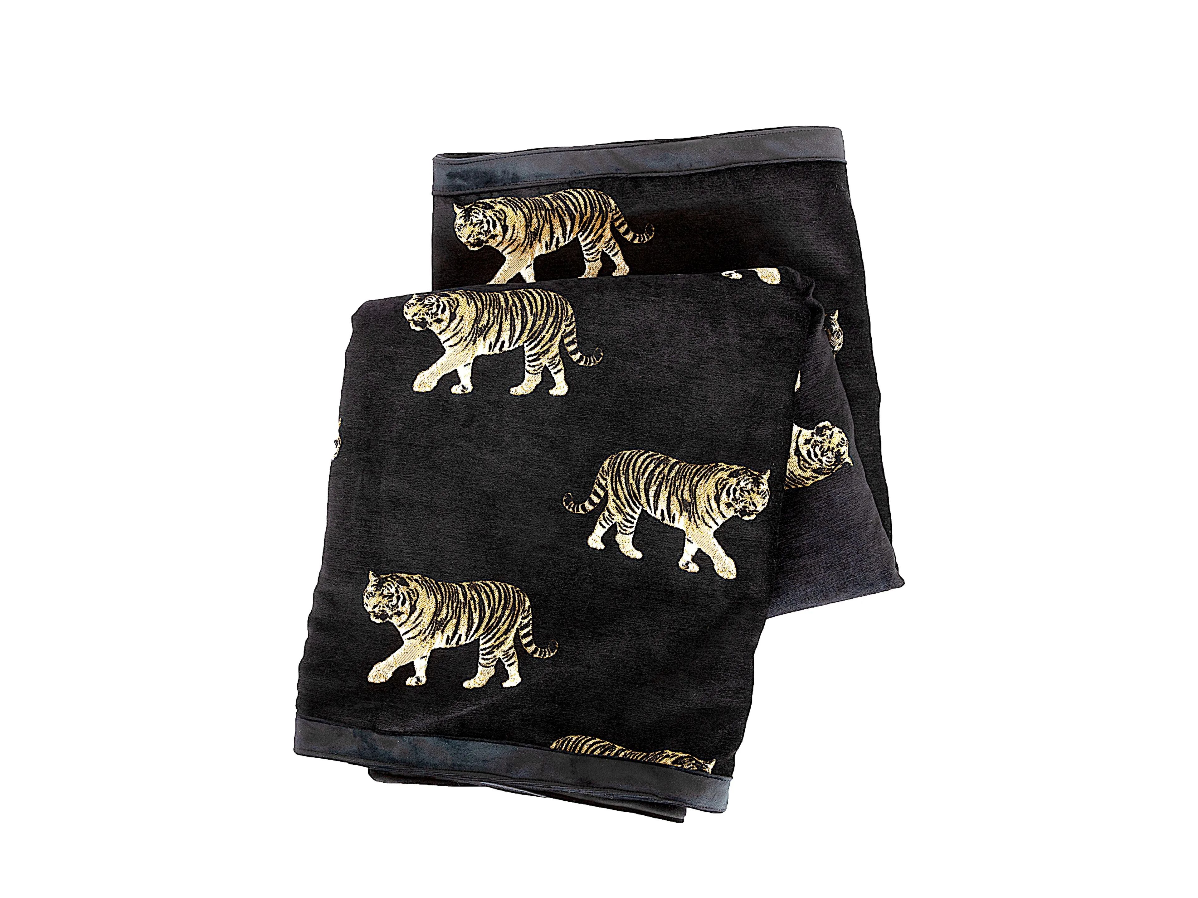 Бархатная вышитая вручную плед MX HOME Саванны ARCH-00100436 - Вид №1