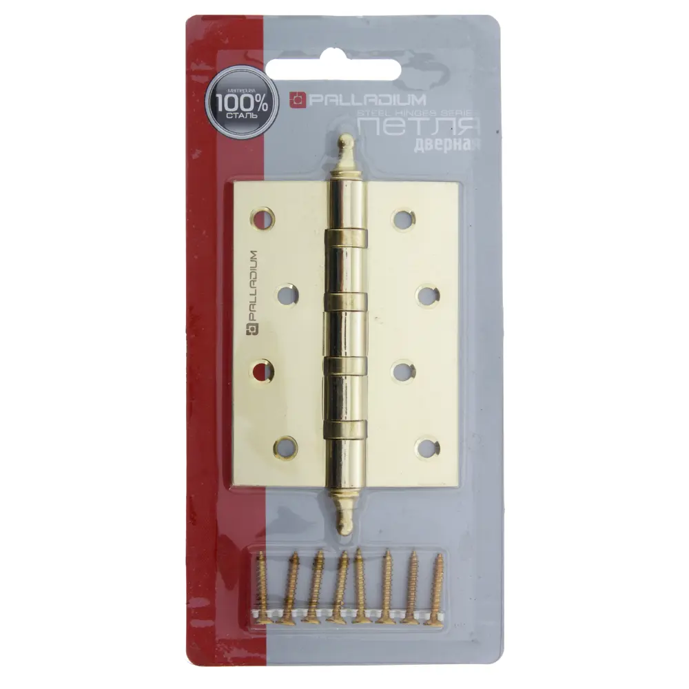 Петля универсальная N500А-S-4 100x75x2.5 мм сталь цвет матовое золото PALLADIUM STLM-2075644 - Вид №1