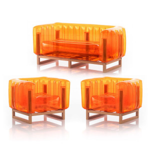 MOJOW Деревянная садовая мебель Yomi Eko Оранжевый SY2FY1CYCB05OC