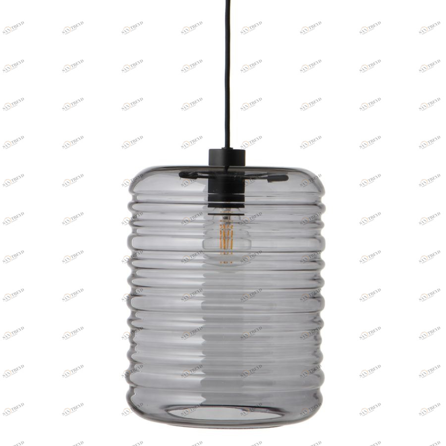 Лампа подвесная Wheels, D24 см, серая с черным Frandsen 1592270505001