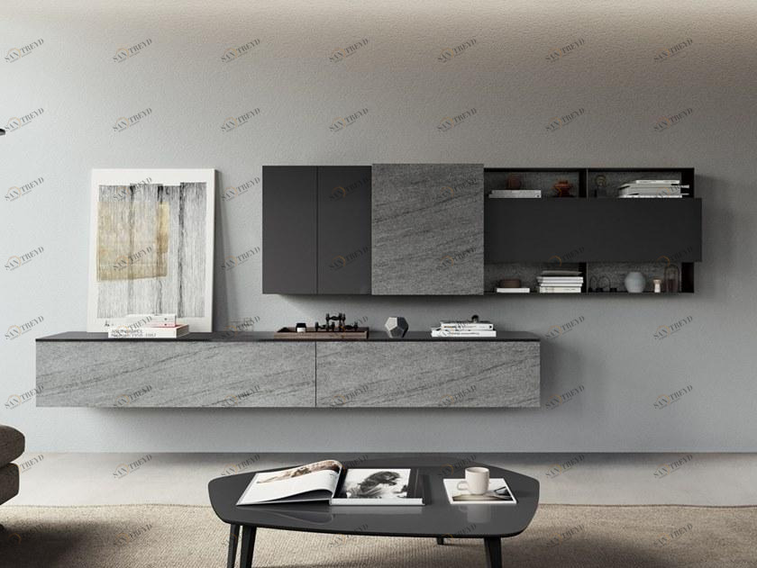 Febal Casa Настенная оборудованная стена, покрытая меламиновым лаком sun-id-1443317