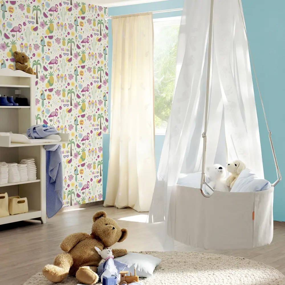 Обои флизелиновые Rasch Kids & Teens III «Aloha» 0.53 м RA 815238 82477149 STLM-2098524 - Вид №4