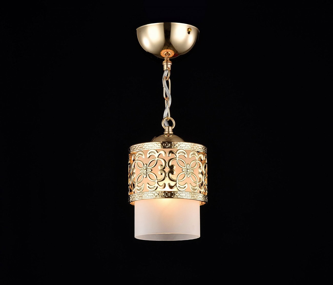 Люстра потолочная с металлическим плафоном золотая Teofilo FR2200-PL-01-G FREYA CLASSIC 00-3957113 Золото - Вид №4