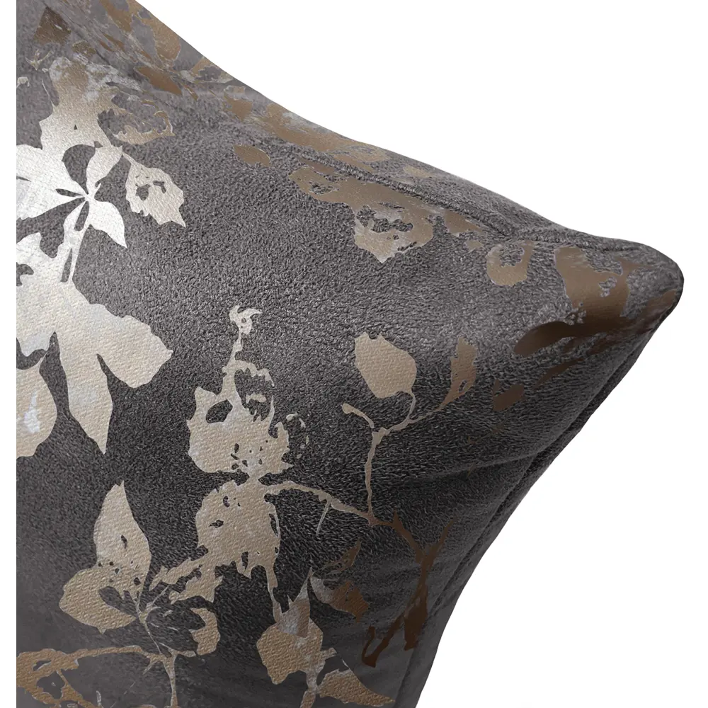 Подушка Seasons Seme бархат 45x45 см цвет серо-коричневый STLM-2126821 - Вид №2