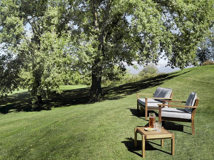 Very Wood Квадратный садовый стол в ироко Capri sun-id-1481797 - Вид №4