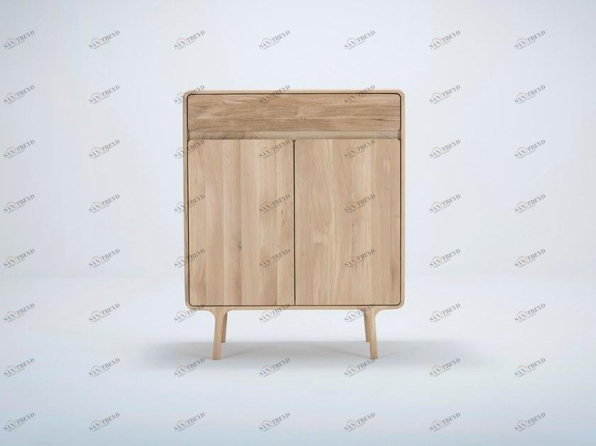 Gazzda Комод из дуба с распашными дверцами Fawn 01d