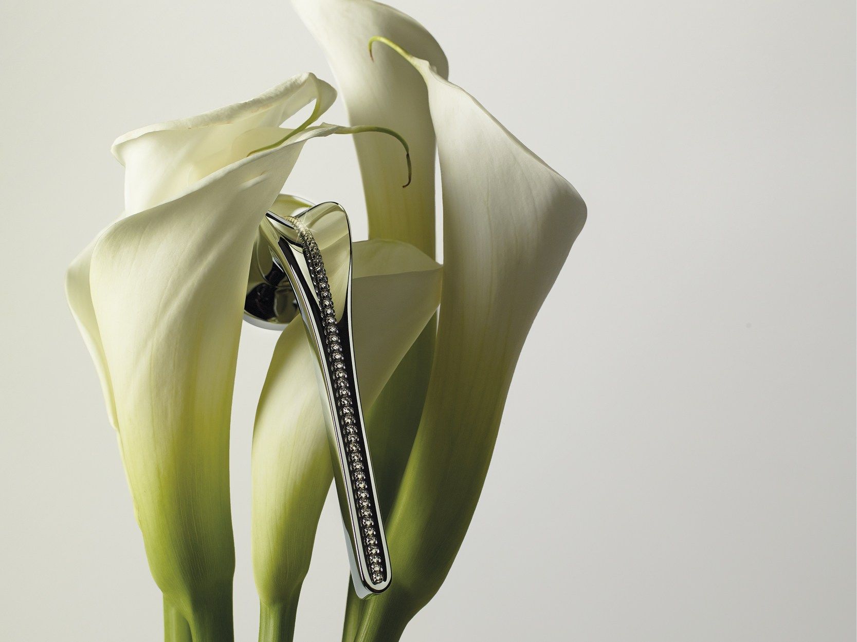 Латунная ручка на пластине с насадкой LINEA CALI' Spirit Mesh ARCH-00112587 - Вид №1