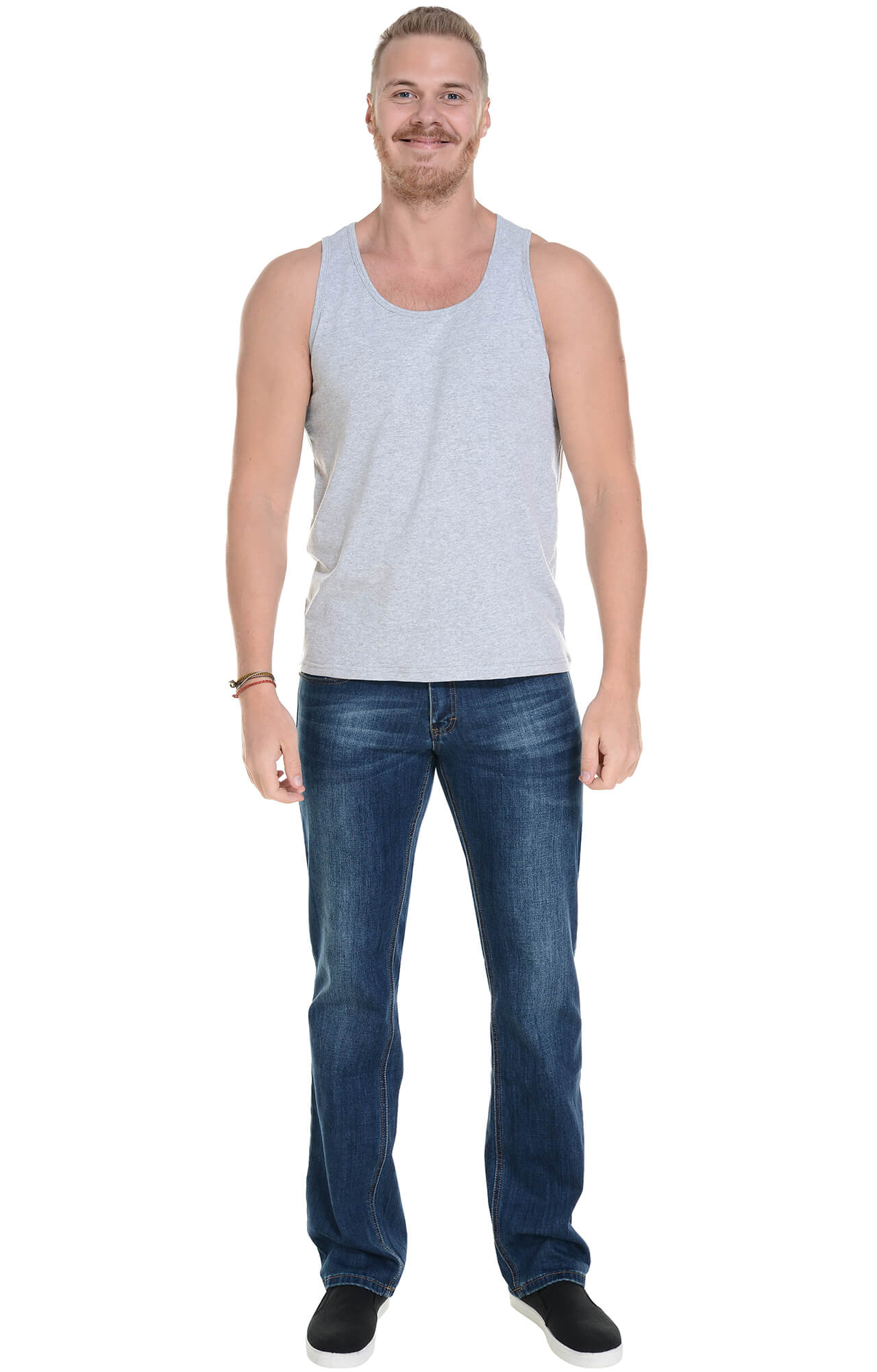 62664 Майка мужская серая  Толстовки, рубашки, футболки, тенниски  размер 44-46 Спецодежда  - Вид №4