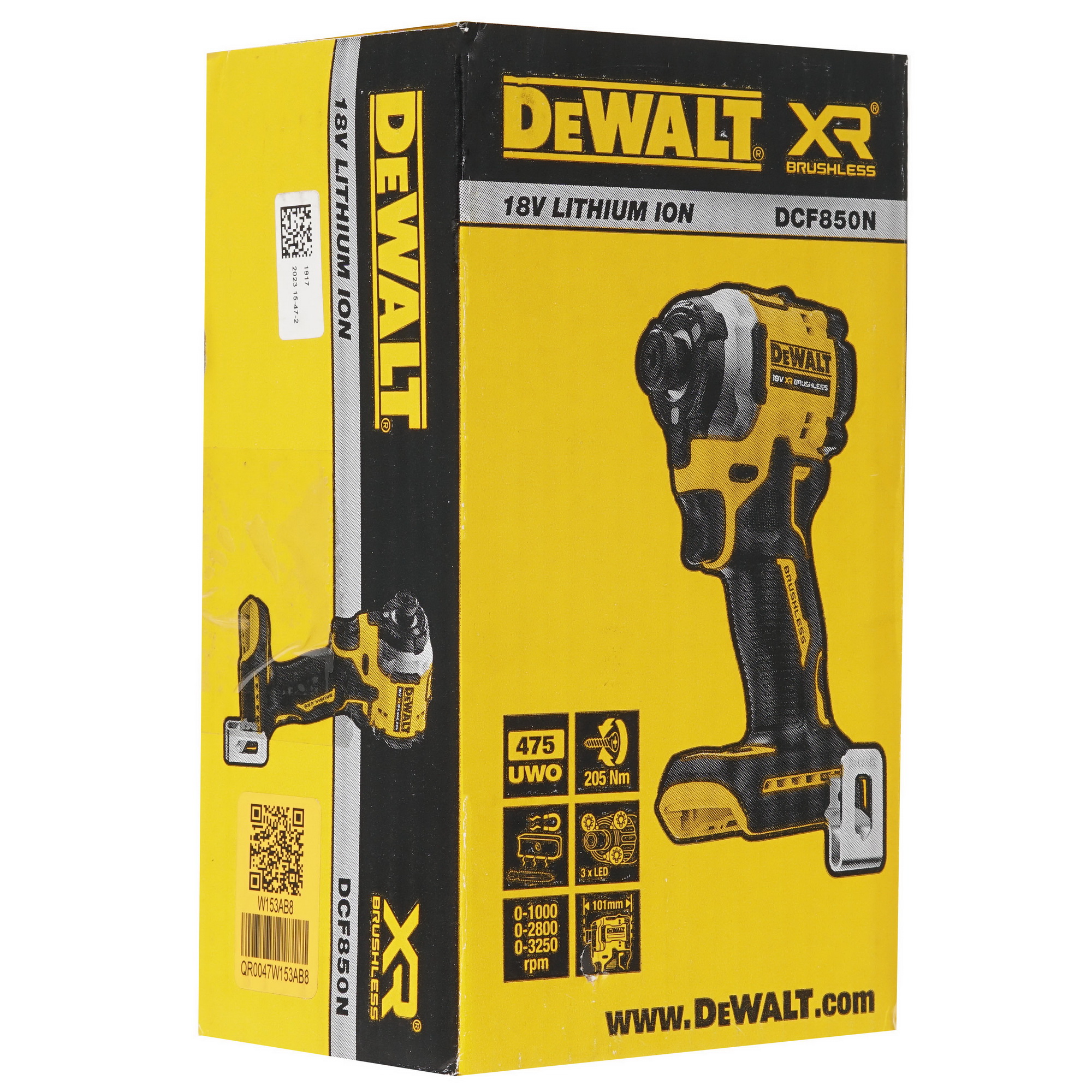 Винтоверт DeWalt DCF850N-XJ FLEXVOLТ 18/54V , Без ЗУ, Без АКБ 9015812 STDN-0059248 - Вид №6