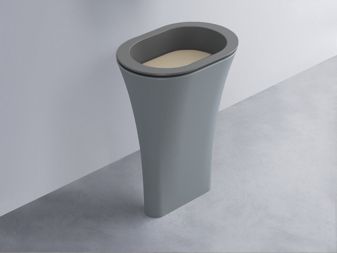 AMLA65-CM+AMPILO-AV+AMCOLO-BR Раковина Amedeo Ovale отдельностоящая cielo Enjoy + Amedeo Ceramica Cielo