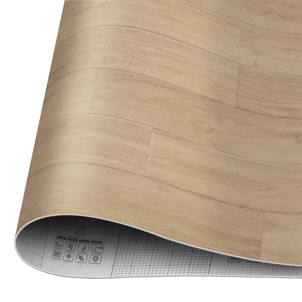 Линолеум полукоммерческий KREAFORTA «Мана» 2.5 м - коричневый под дерево 89427481 STLM-1570692 - Вид №2