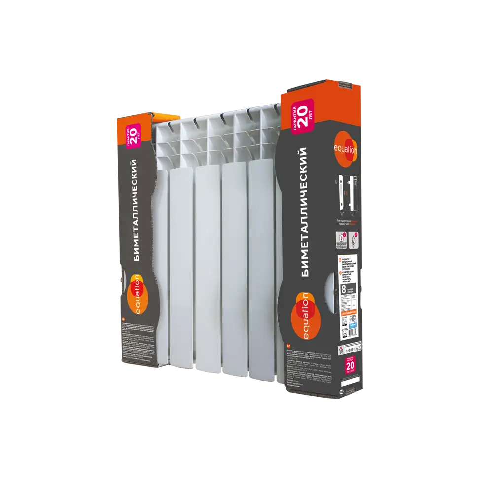 Биметаллический радиатор EQUATION 8 секций для эффективного обогрева 86565619 STLM-0070087 - Вид №6