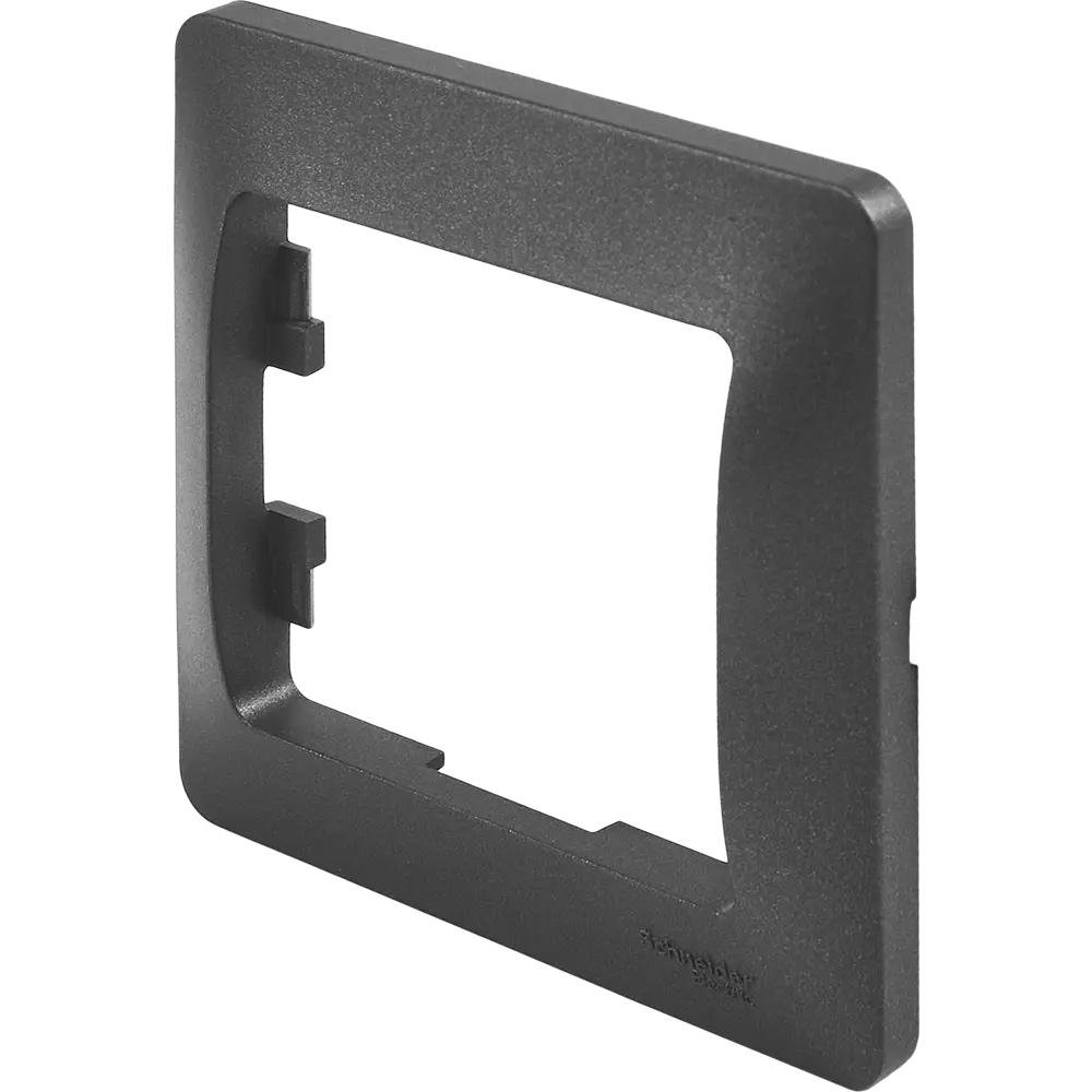 Рамка Schneider Electric Glossa для розеток и выключателей - антрацит 86710215 STLM-0070820 - Вид №1