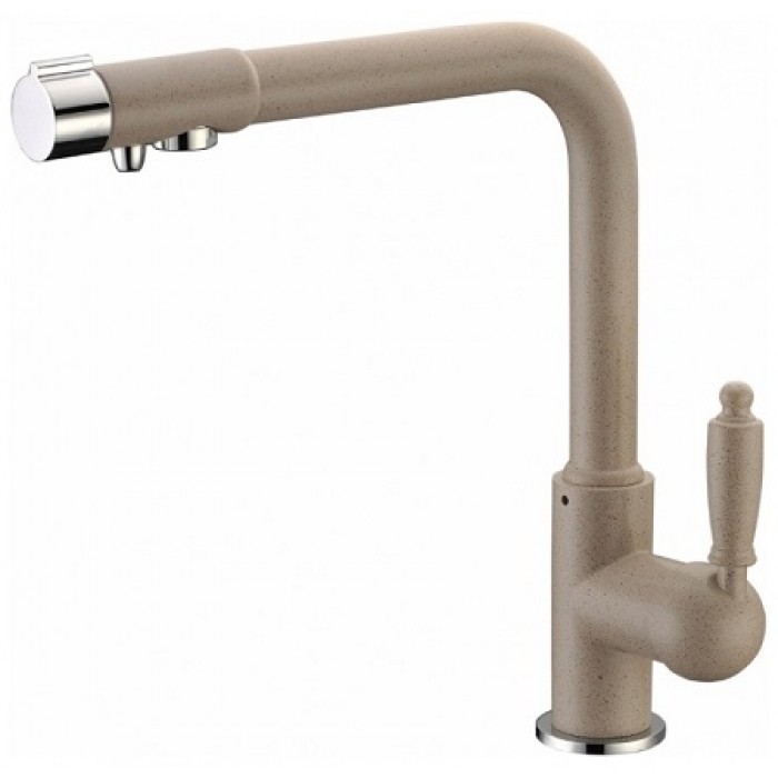 Zorg ZR 320 YF-33 Серый беж Смеситель для кухни Zorg 315х265 мм  - Вид №1