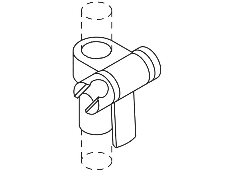 805.33.E01 держатель для душа HEWI Ersatzteile  - Вид №2