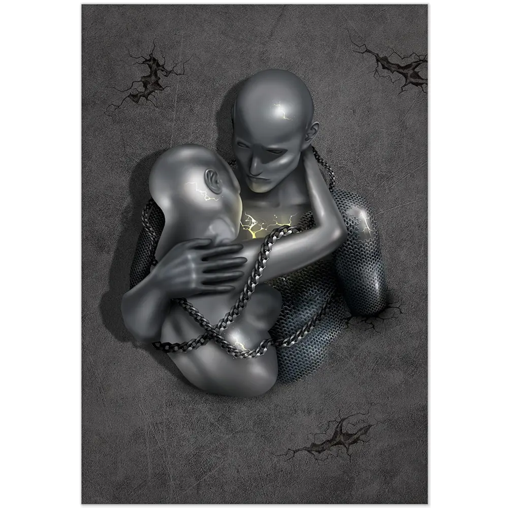 Картина на холсте Крепкие узы 70x110 см FBRUSH STLM-2076544