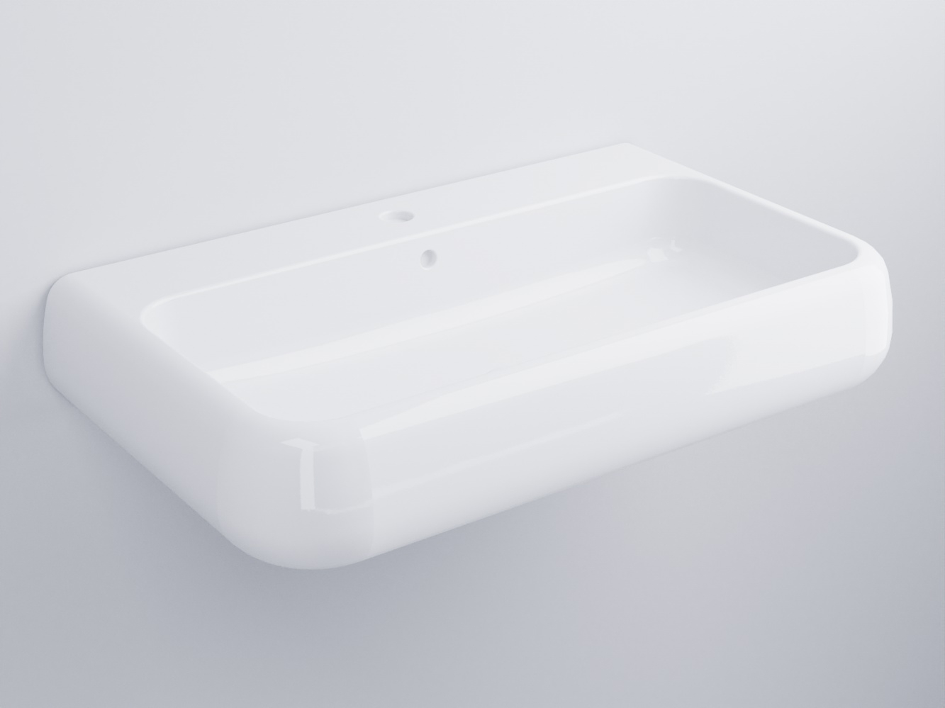 SHLS80-BL Раковина подвесная на стену 80 cielo Shui Ceramica Cielo