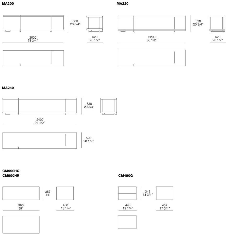 Poliform Буфет из лакированной фанеры Bristol sun-id-1433833 - Вид №6
