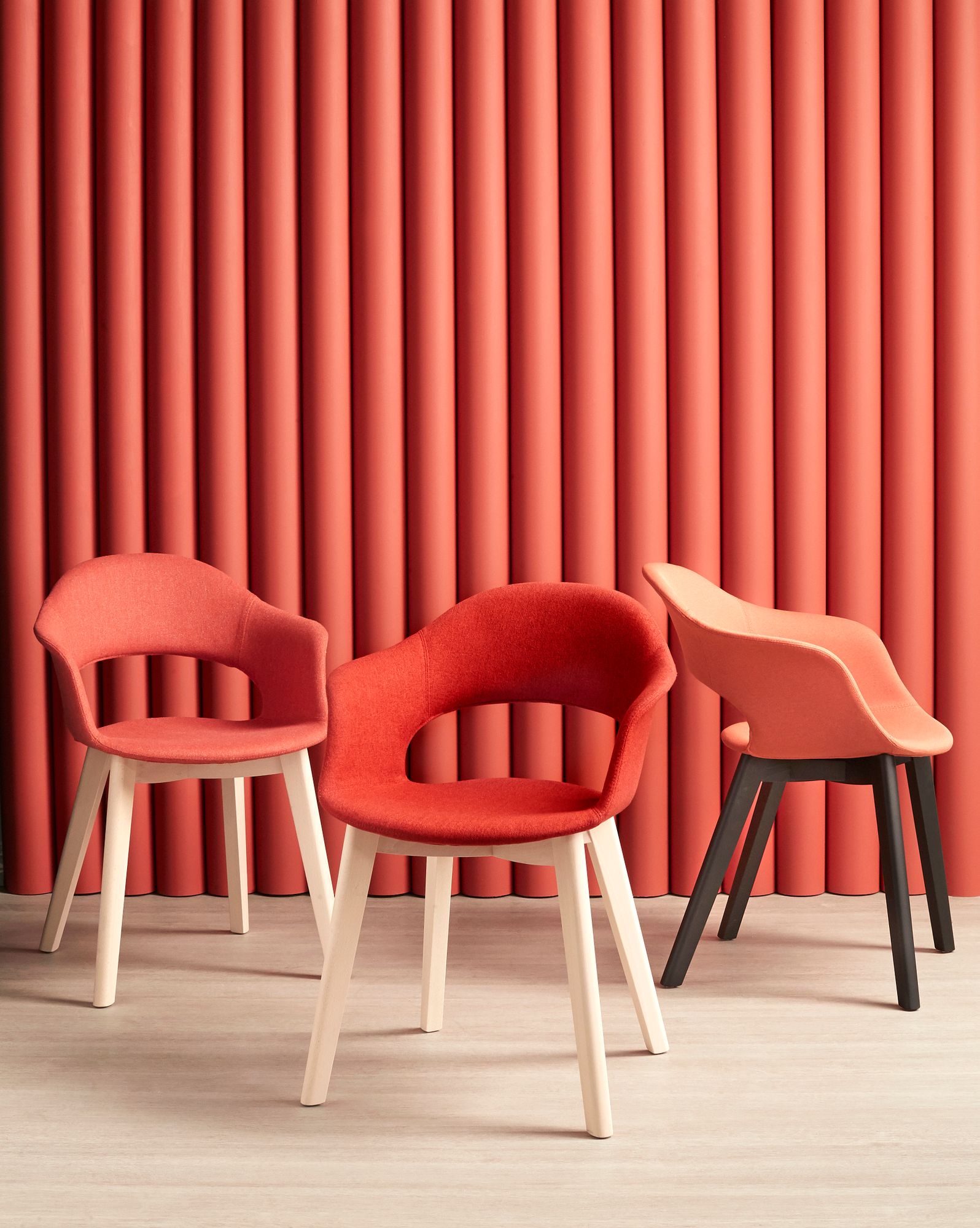 Тканевый стул с подлокотниками S-CAB Lady B ARCH-00016703 - Вид №1