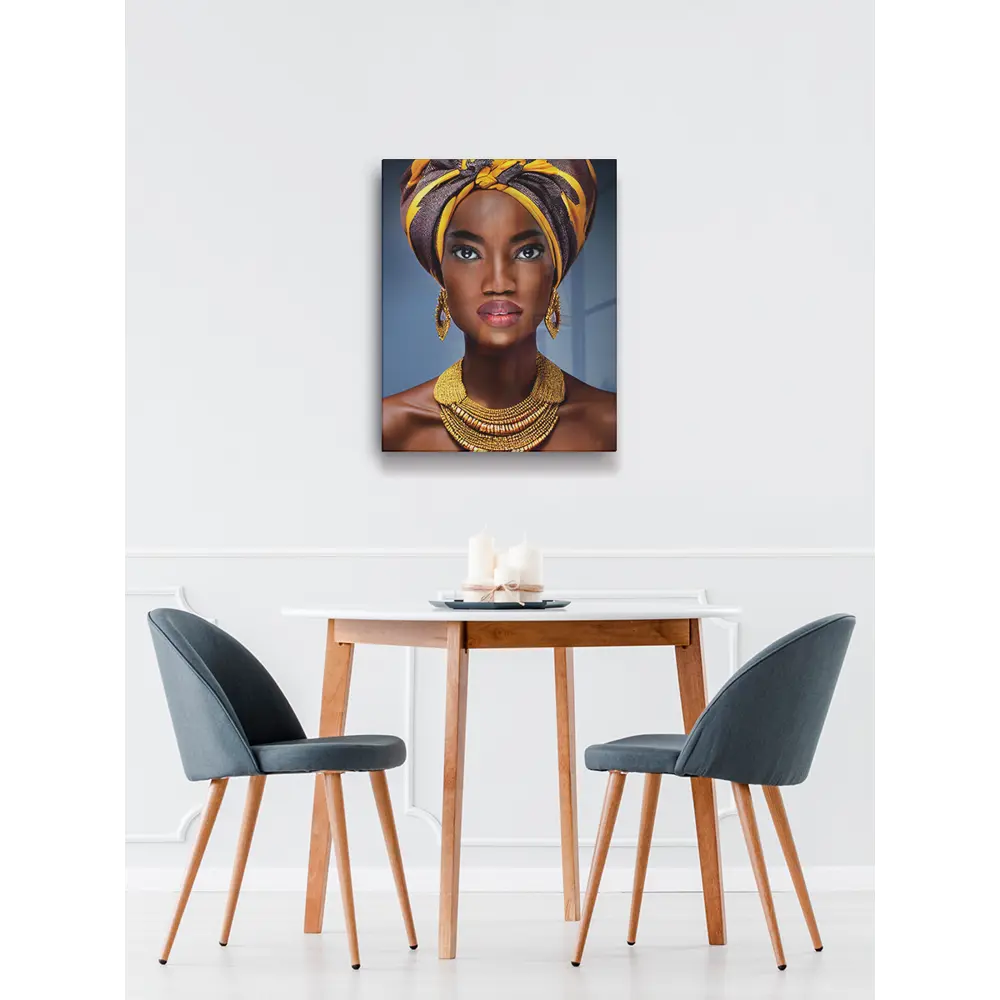 Картина на стекле Африканка 40x50 см POSTERMARKET STLM-2163406 - Вид №4