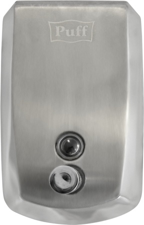 1402.139 Дозатор с ключом для жидкого мыла из нерж стали антивандальный 8715 PUFF  - Вид №6