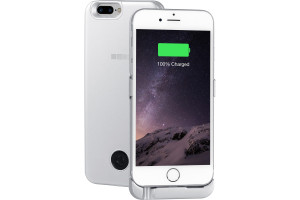 17458836 Чехол-аккумулятор для iPhone 8Plus/7Plus/6Plus 5000мАч SILVER, B201, 51434 Interstep
