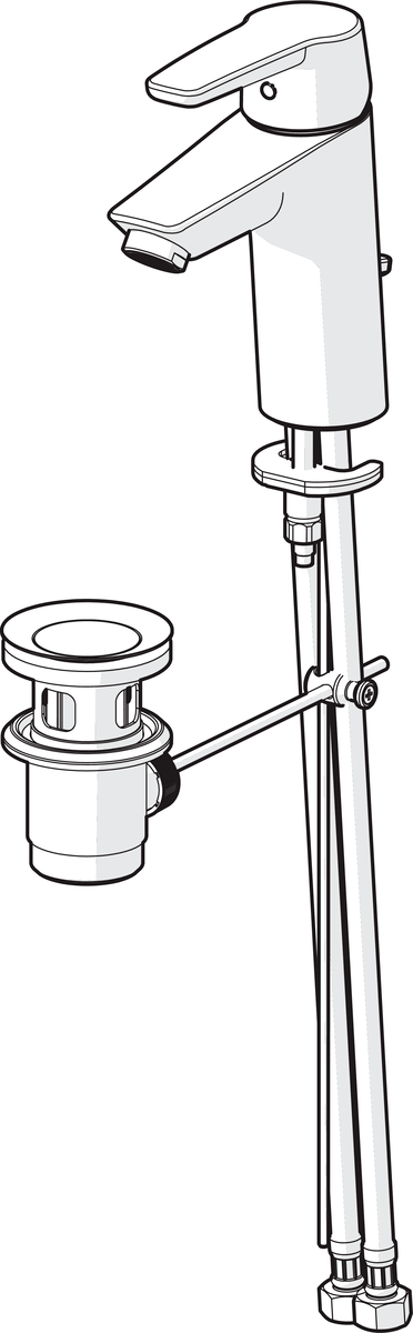 Oras 3914F Смеситель для умывальника 3914F Saga XL Хром  - Вид №2