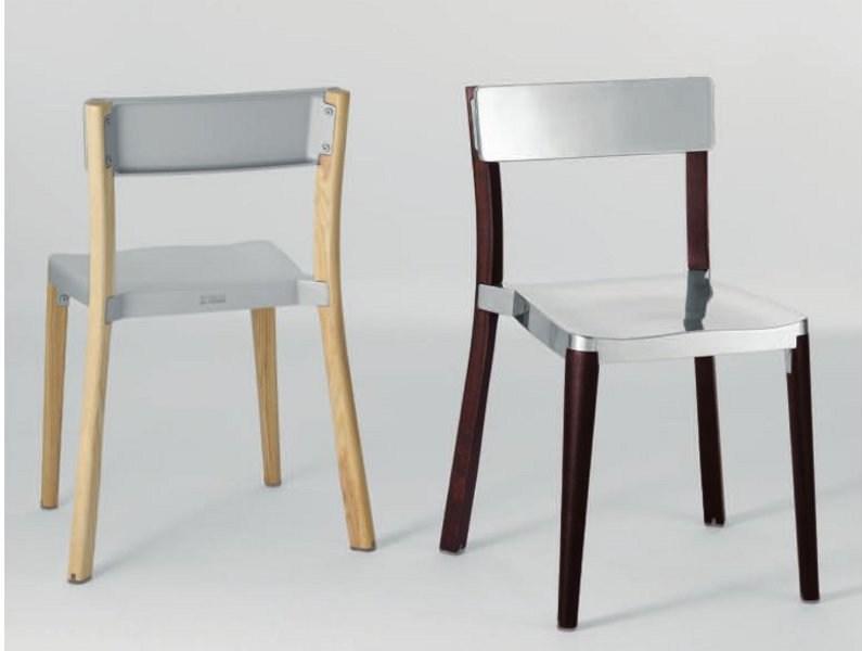 Emeco Штабелируемый стул из алюминия и дерева Lancaster sun-id-1504393 - Вид №2