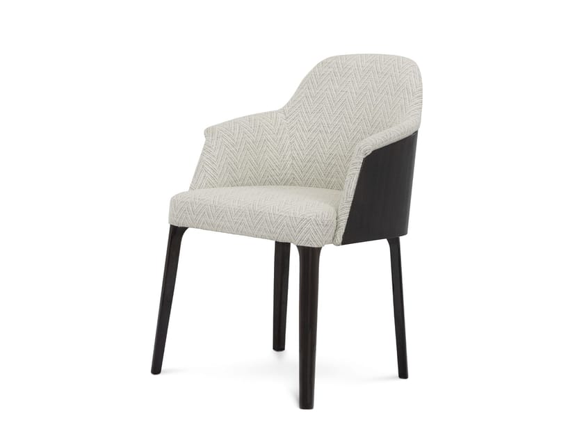 Черное мягкое кресло с подлокотниками JOSÉ LEITE DE CASTRO JORDAN I ARCH-00063403