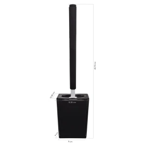 BEROSSI Spacy - Ершик для унитаза с подставкой, цвет базальт 89377091