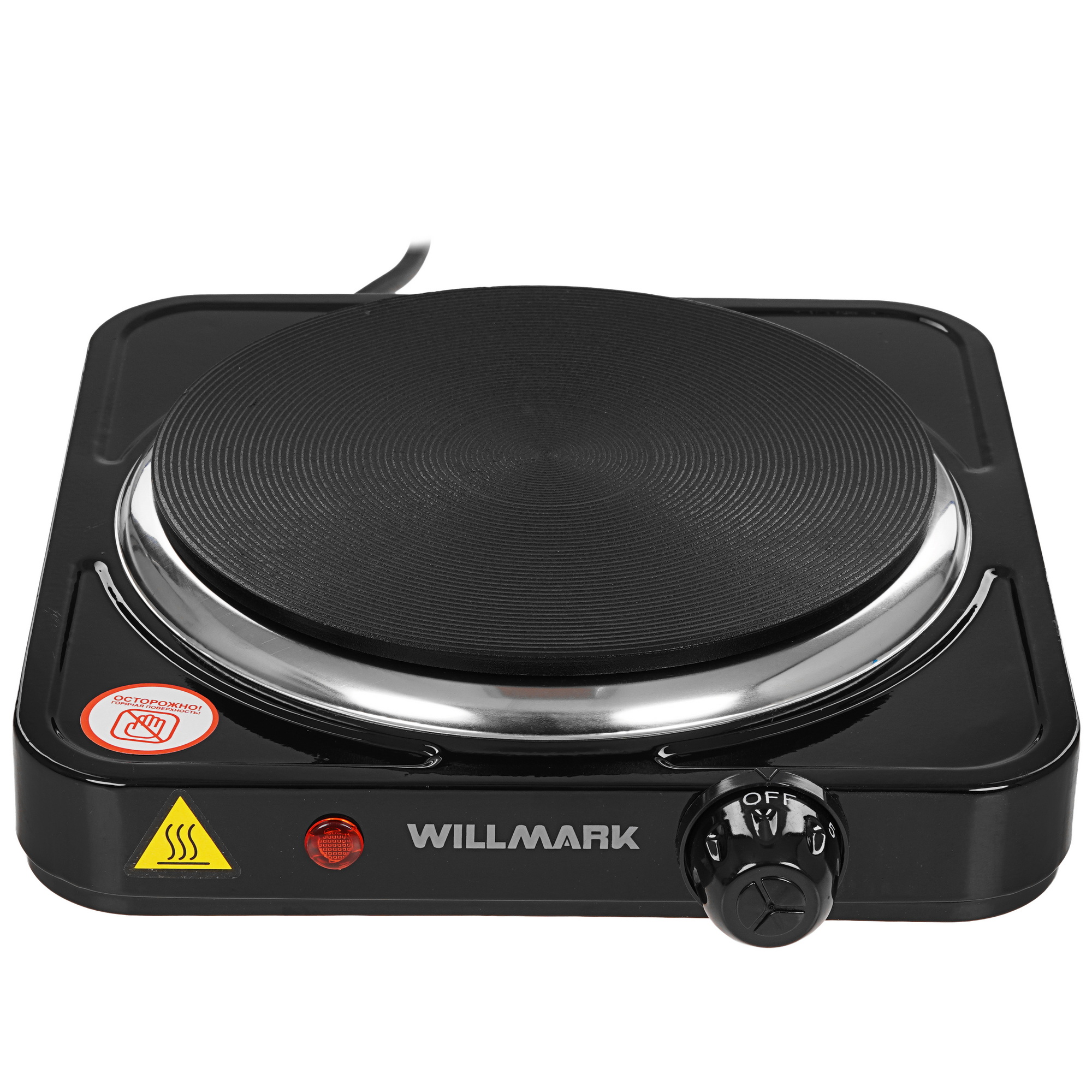 8196294 Плита компактная электрическая Willmark HS-115 черный STDN-0124203 - Вид №1