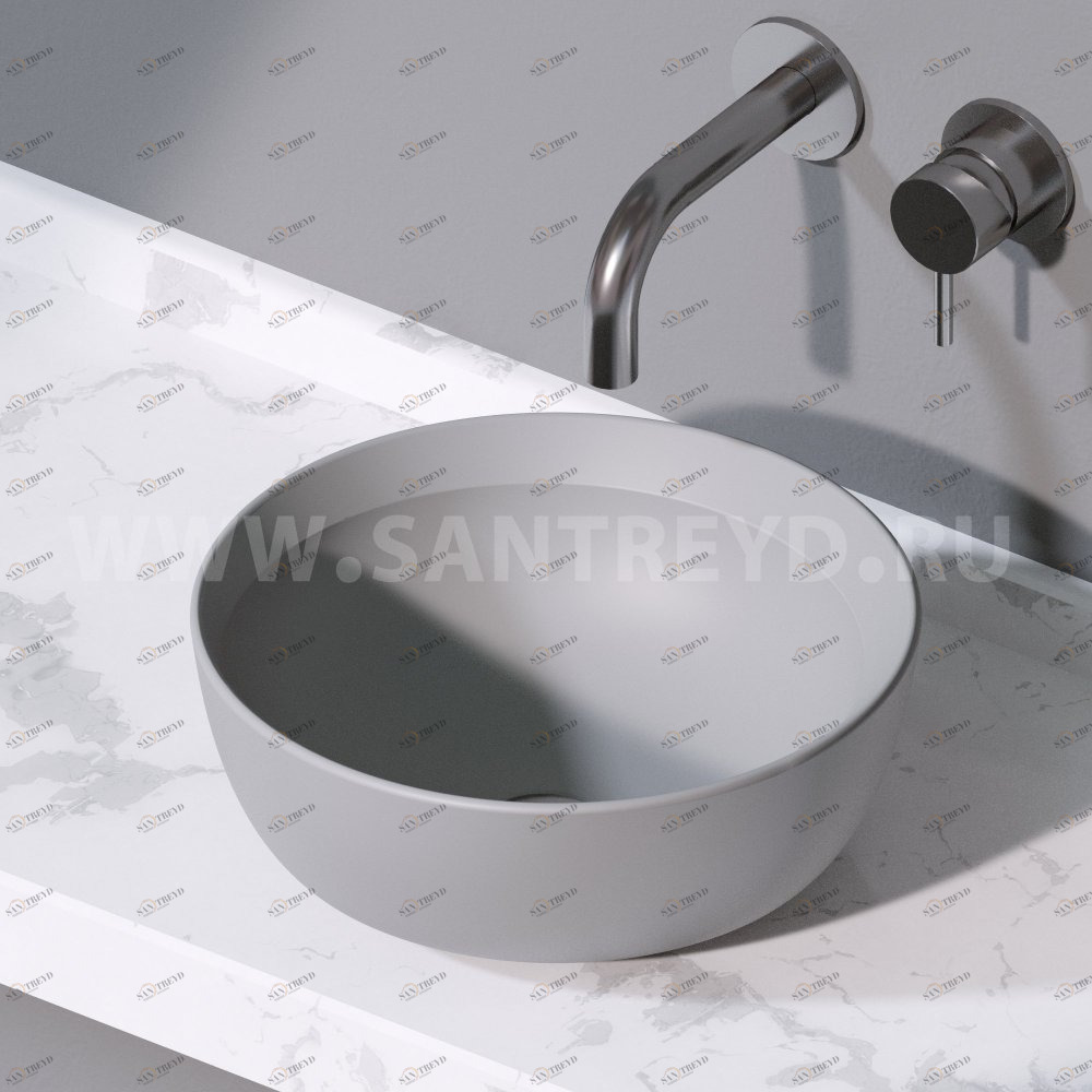 L450117 Накладная раковина на столешницу  круглая A. e T. Italia SPOT AeT ITALIA