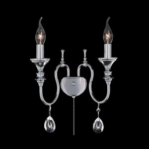 Бра настенное хром Citilux "Рига" CL437321 CITILUX СВЕЧА 00-3931191 Хром