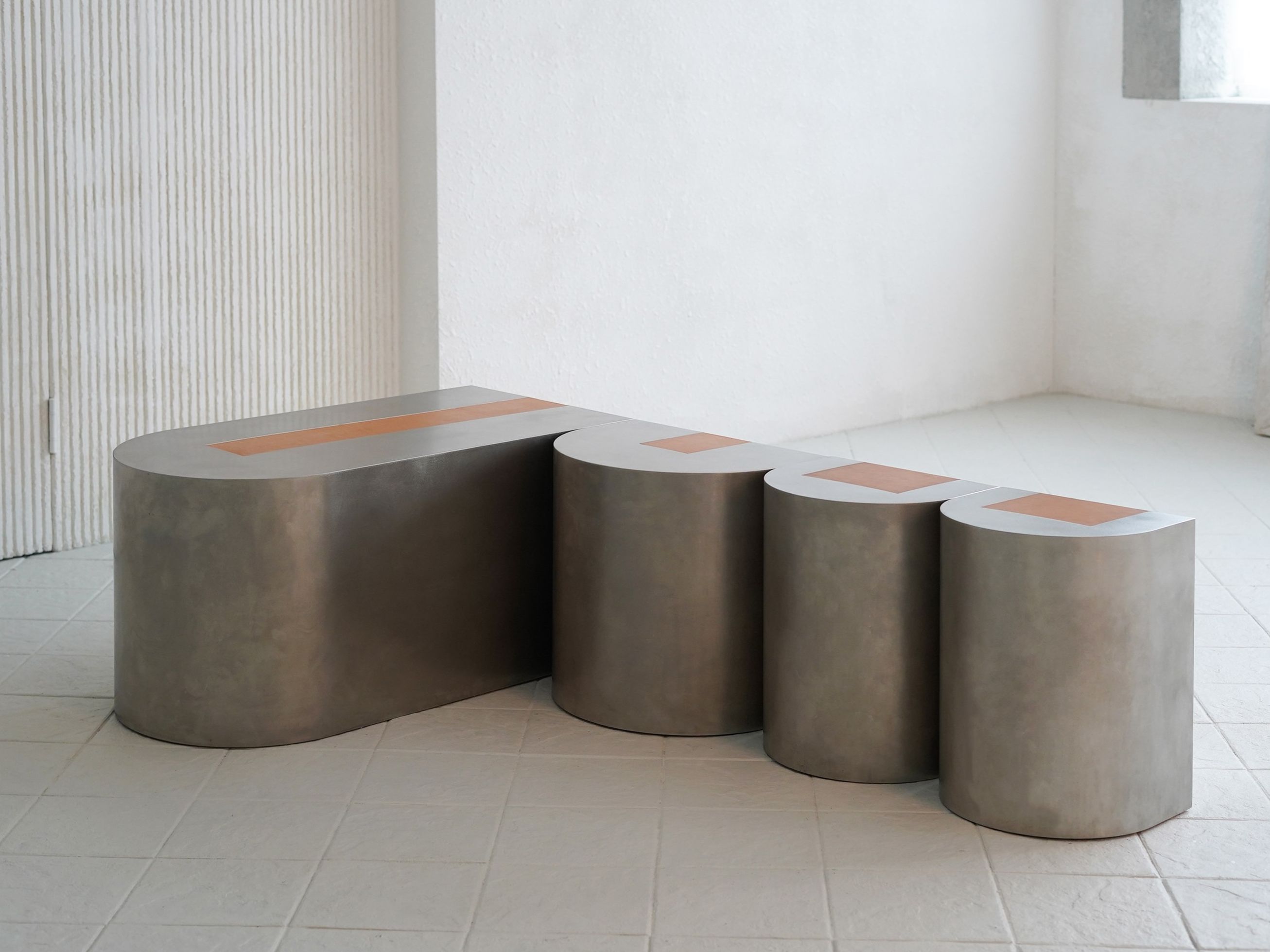 Модульная скамья из нержавеющей стали Movimento Gallery Sipyeoung Lee ARCH-00127600 - Вид №3