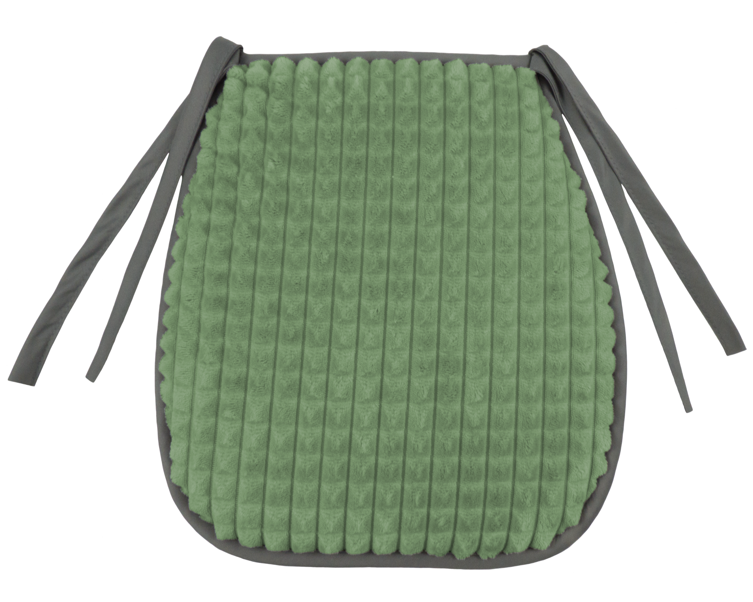 Santreyd Подушка-галета «Плюш» оливковая для стула 40×38 см 82234012 STLM-0022494